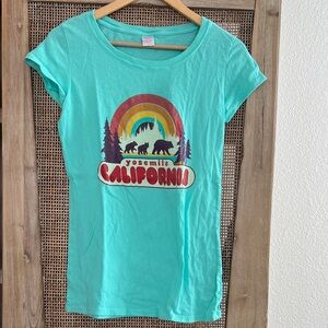 💚💚BUY 3 for $15💚💚💚 Yosemite California Women T-Shirt - Teal